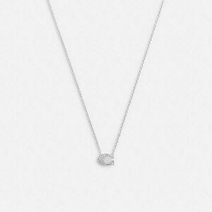 COACH Pavé Signature Necklace